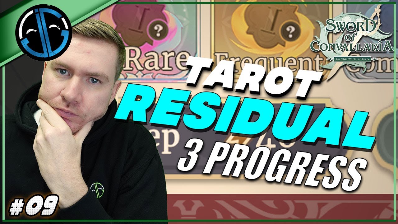 We NEED To Famr Legendary Gear!! Tarot Residual 3 Progress Day | Sword of Convallaria [9]