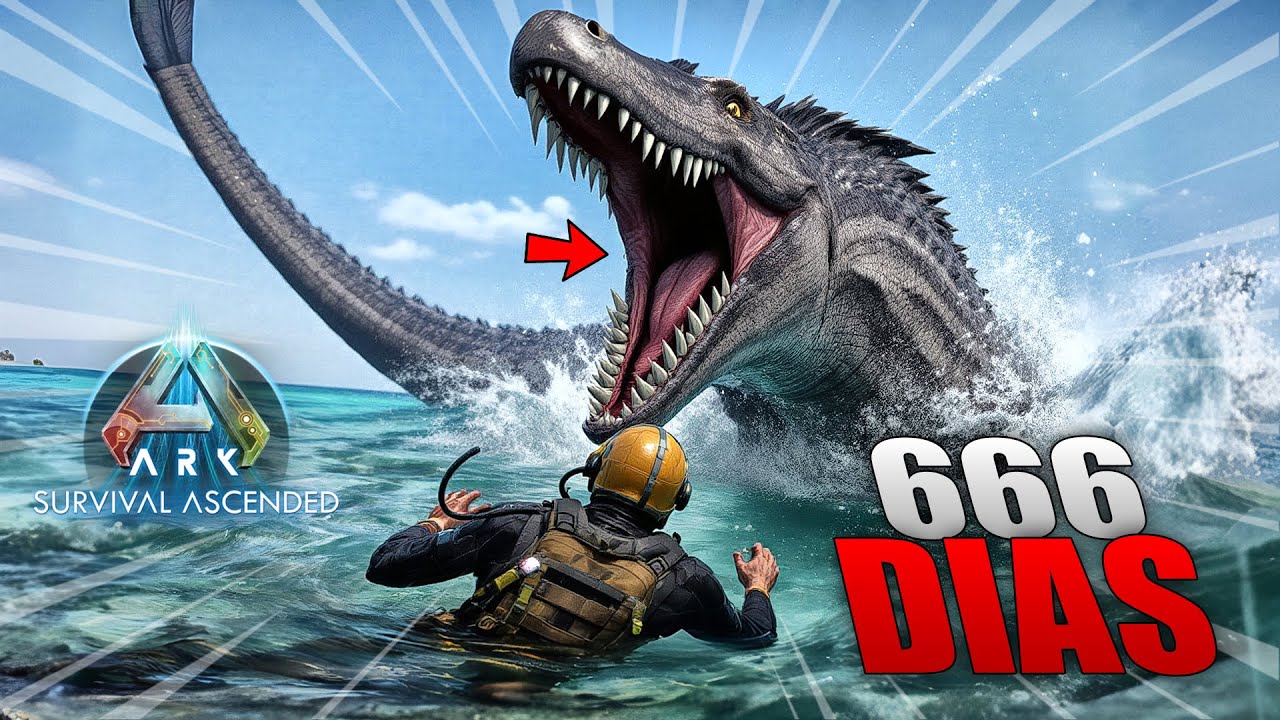 ¡PASÉ 666 DÍAS PERDIDO en el MAR en ARK!