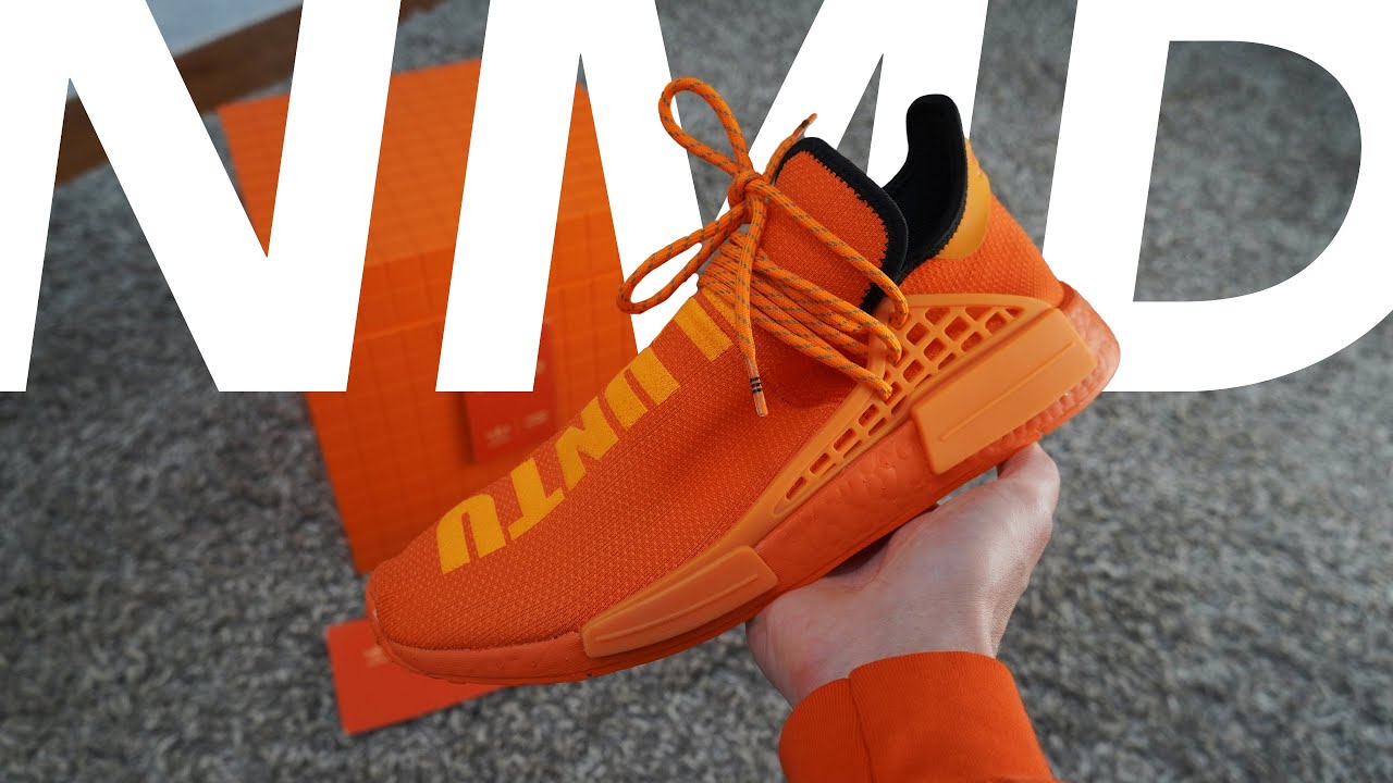 THIS COLORWAY IS CRAZY! Adidas Pharrell NMD HU Orange Review