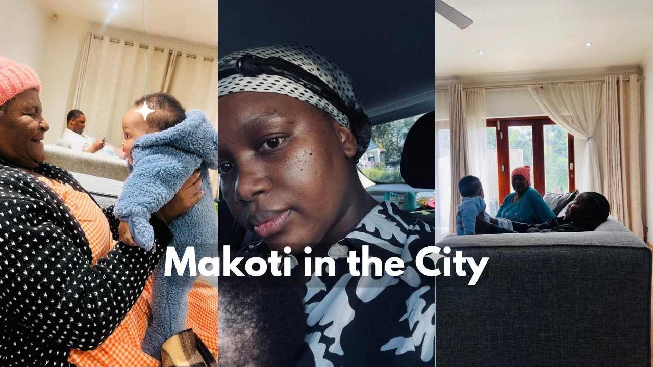 Weekend of being uMakoti in the City, Makhulu Visits boyzi, We have a nanny, new face products