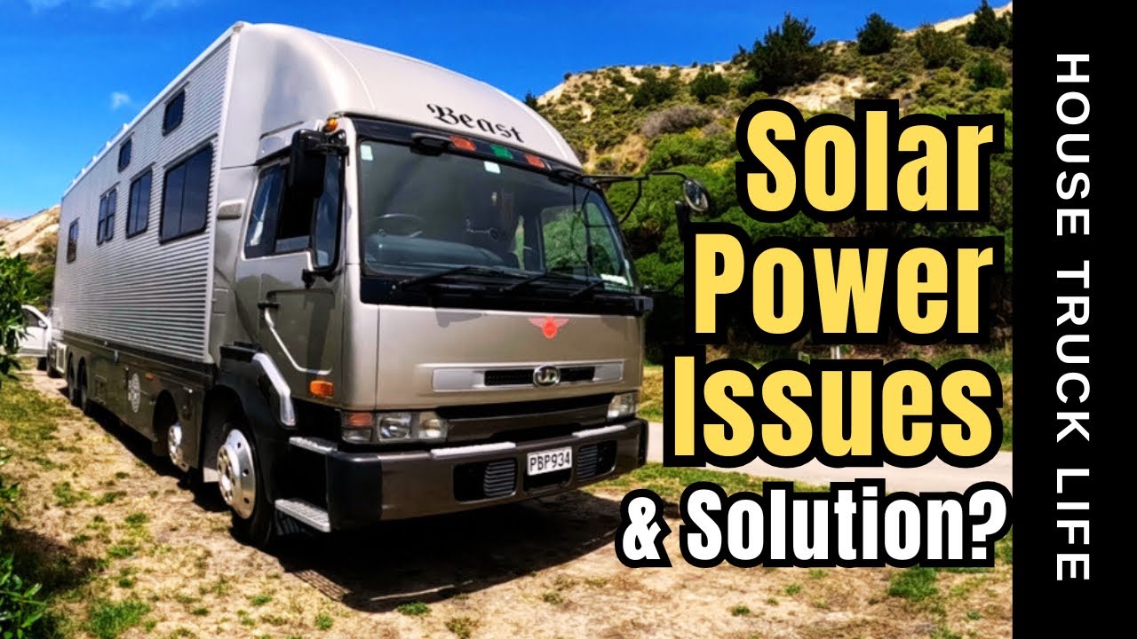 Our House Truck Solar Struggles and trying a New Solar Blanket | Rv Life NZ