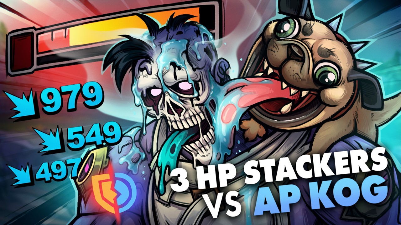 A PERFECT KOG MAW GAME, 3 HP STACKERS? XD ENJOY LOSS!