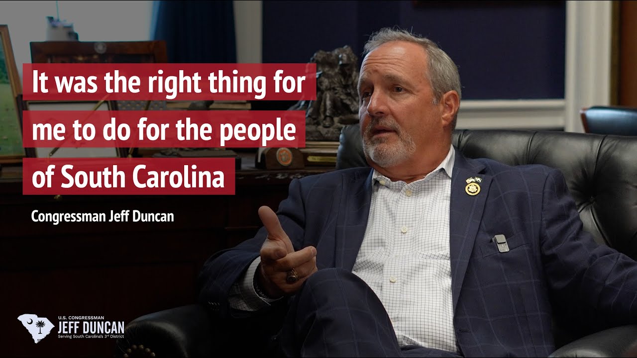 Rep. Jeff Duncan Legacy | Ep. 11 - FRA Toughest Choice
