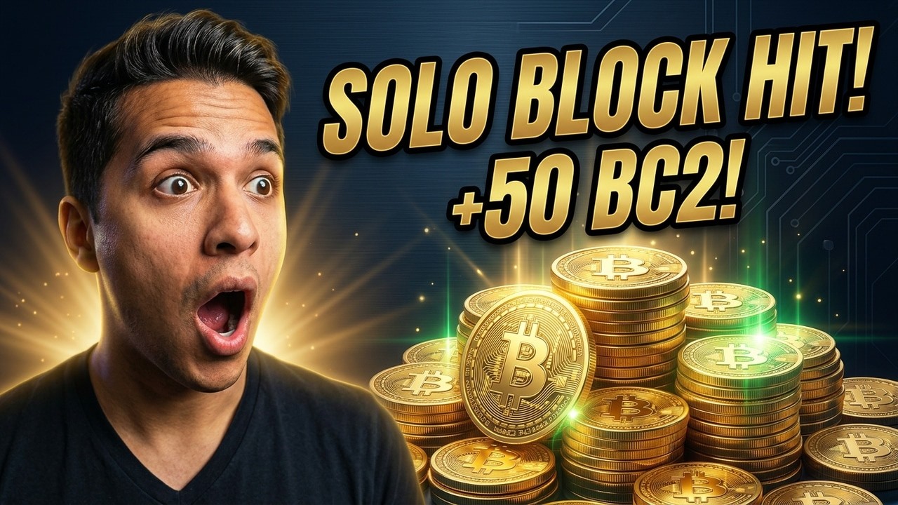 My Solo Miner Just Hit a Bitcoin II (BC2) Block &mdash; Your Second Chance at Bitcoin!
