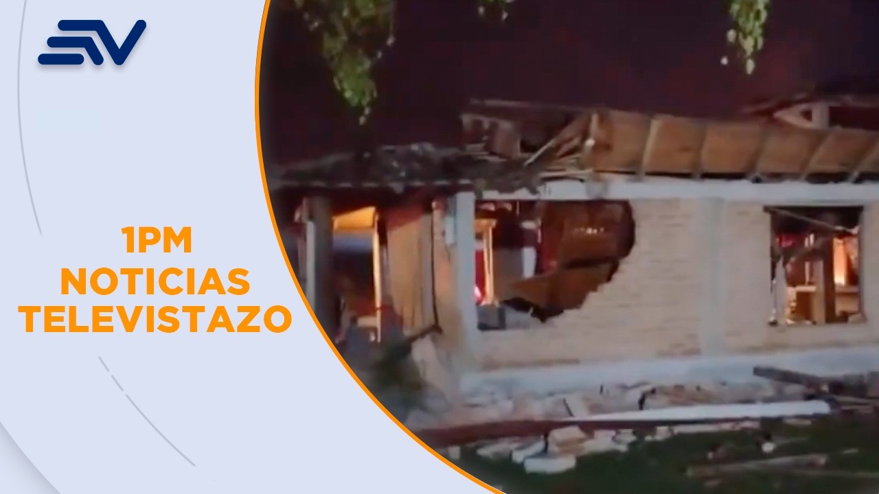 Una gran explosión destruyó una casa en el sector Santiago del Rey | Televistazo | Ecuavisa