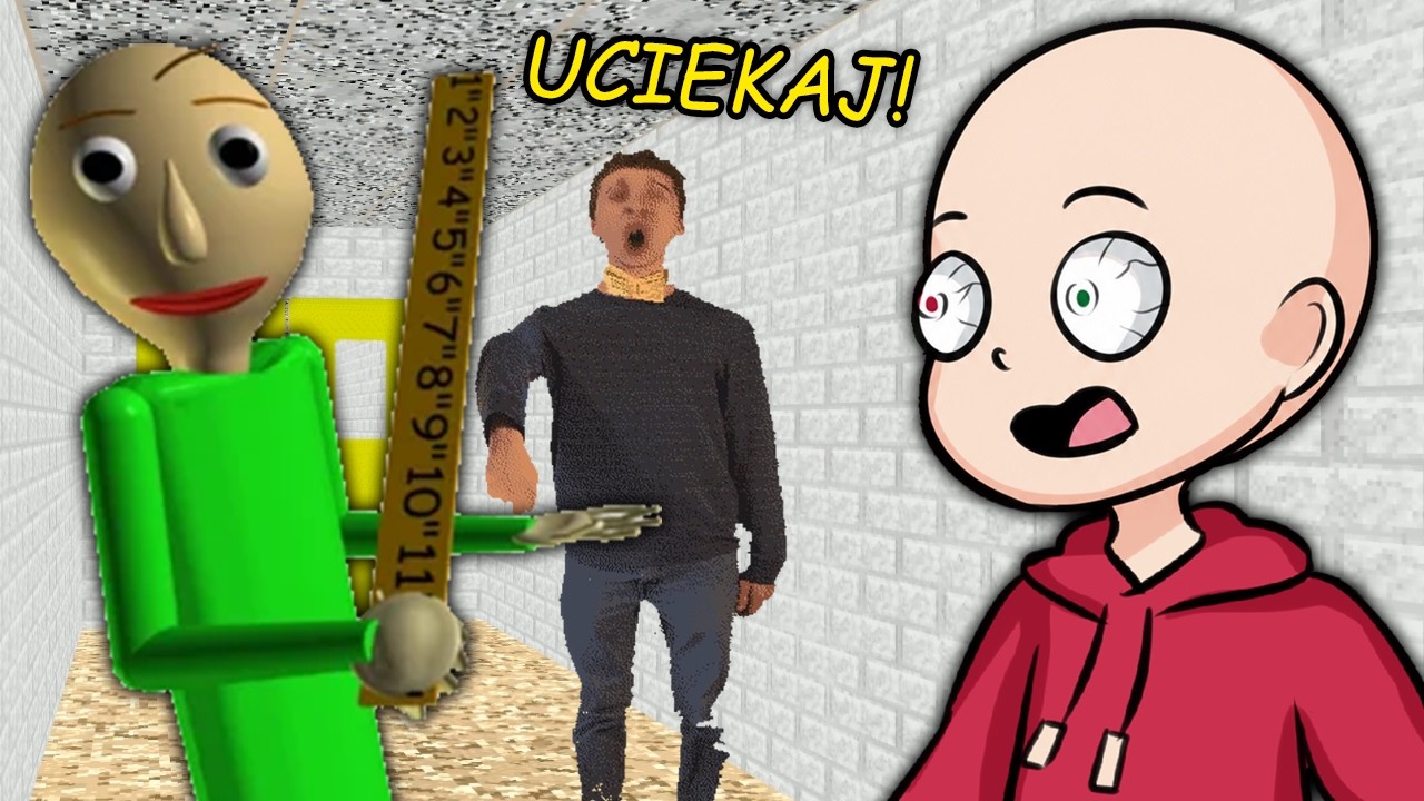 BALDI CHCE MNIE ZABIĆ?! 📏 Baldi's Basics Classic Remastered