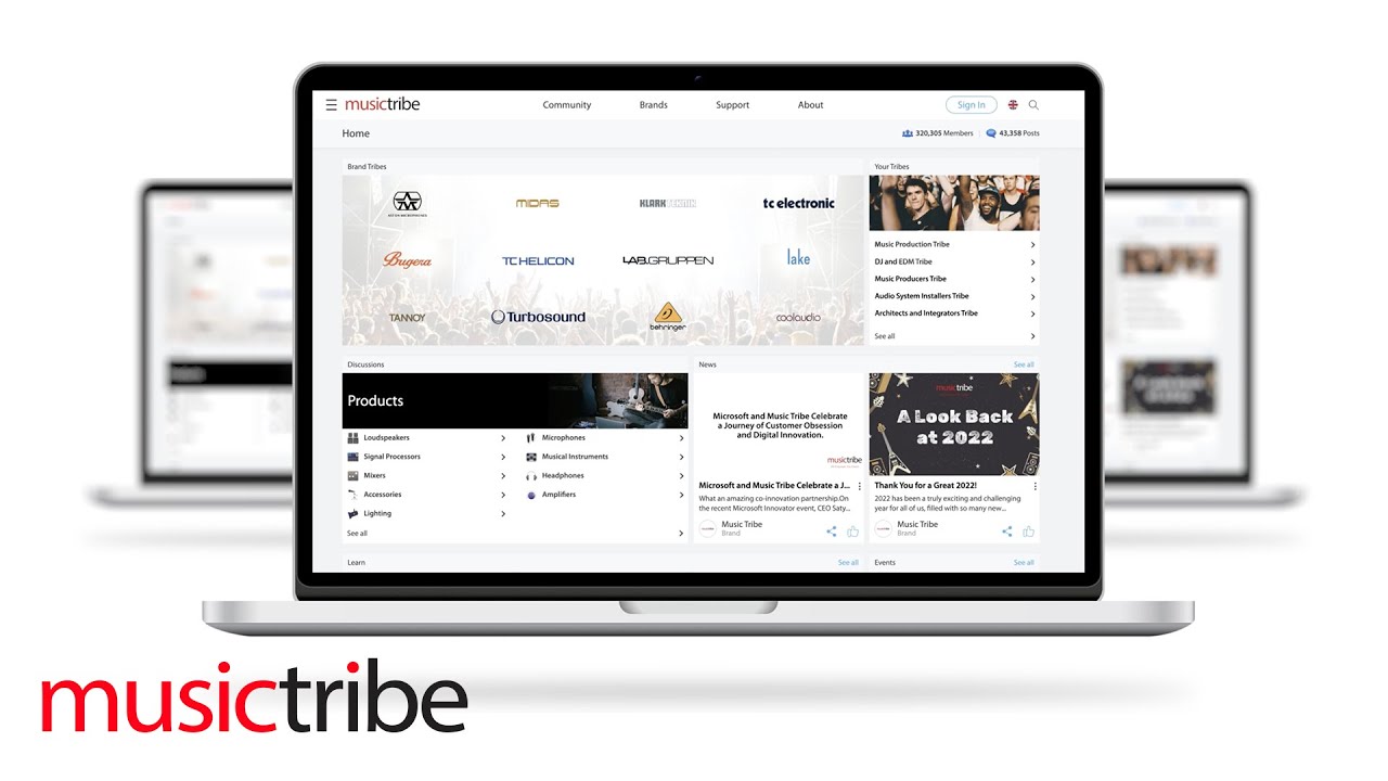 Music Tribe Community &ndash; Better and Faster!
