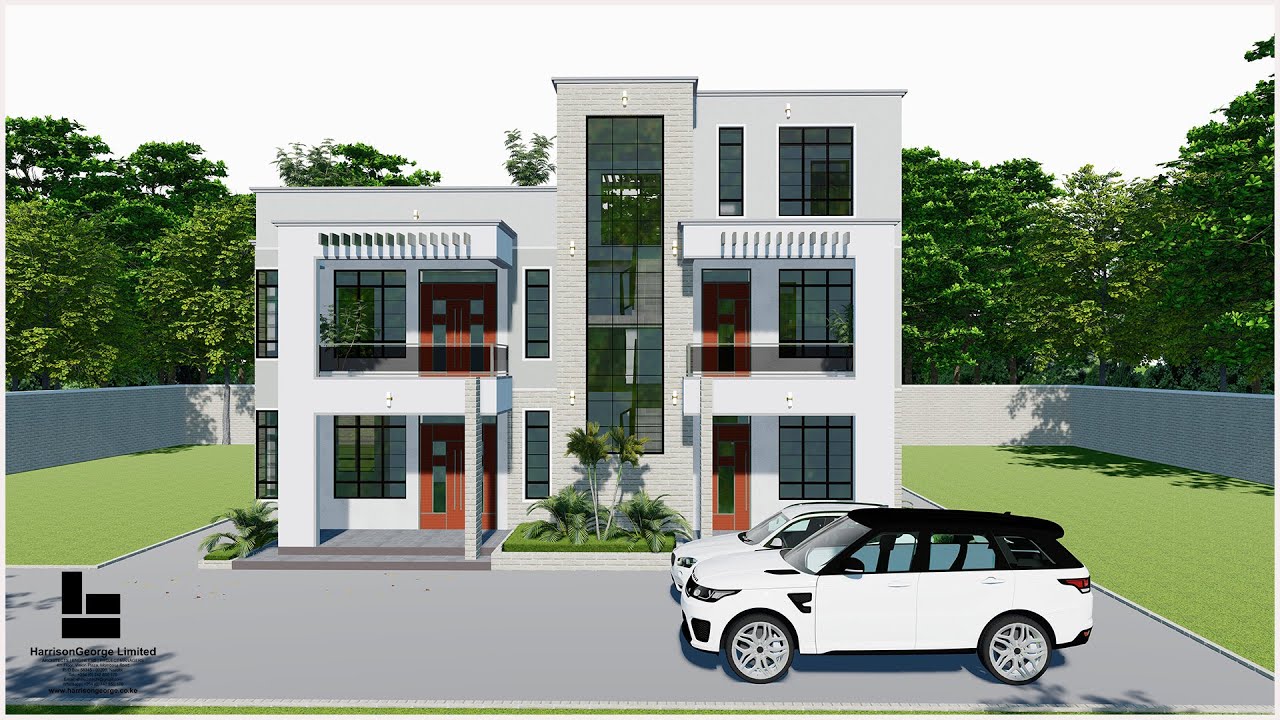 Modern House Design | 5 Bedroom Maisonette Plan | Exterior Design Tour