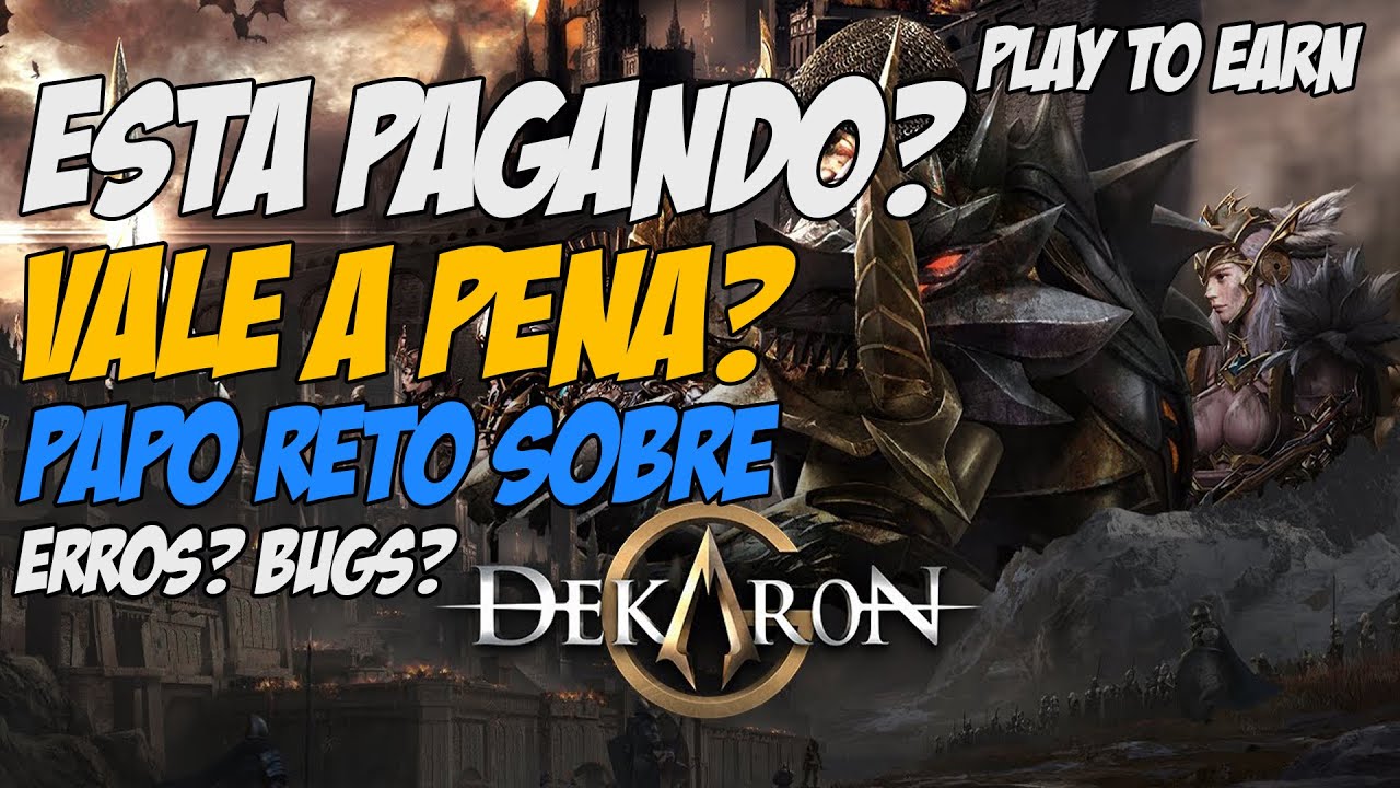 🥇A VERDADE SOBRE DEKARON - DEKARON #zeusnft #nft #playtoearn