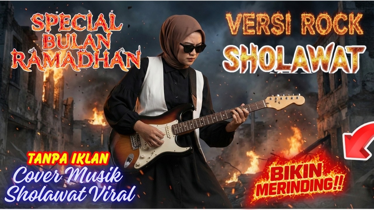 ⚡FULL ALBUM SHOLAWAT PALING MENENANGKAN | VERSI SLOW ROCK | EDISI RAMADHAN  🌙FULL ALBUM SHOLAWAT |