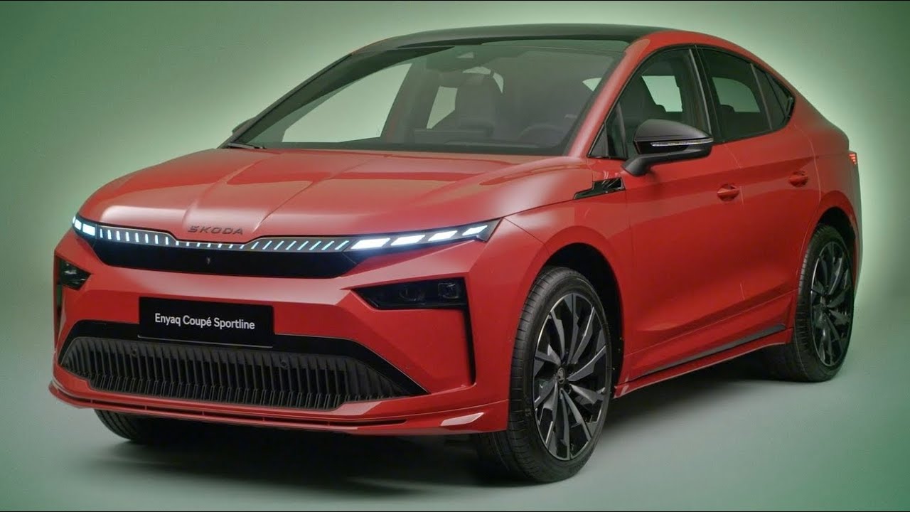 SKODA ENYAQ Coupe SPORTLINE 2025 FACELIFT - exterior & interior details