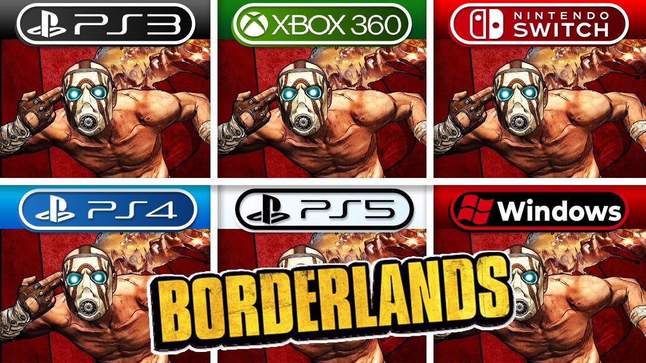 Borderlands | PS3 vs Xbox 360 vs Switch vs PS4 vs PS5 vs PC Ultra | Graphics Comparison - 4K
