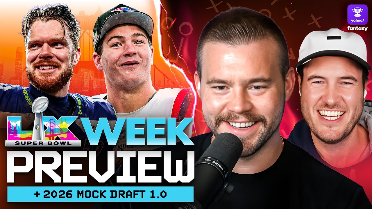 LIVE from Super Bowl LX: Lessons teams can learn from Seahawks, Patriots + Mock Draft 1.0
