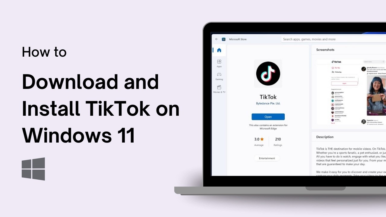 How to Download and Install TikTok on Windows 11
