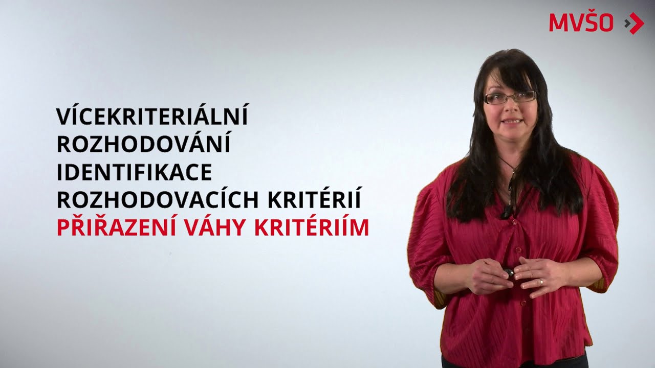 Vícekriteriální rozhodování | EDULAM