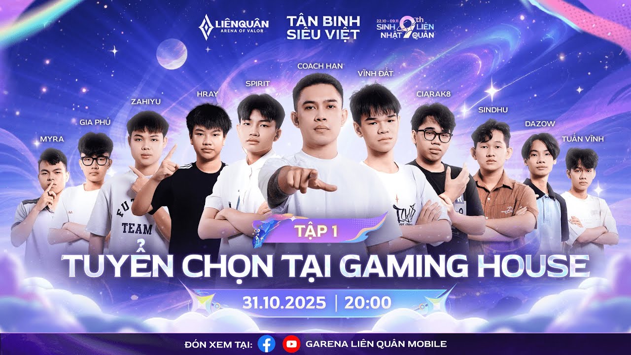 🎮 T&Acirc;N BINH SI&Ecirc;U VIỆT  - TẬP 1 | TUYỂN CHỌN TẠI GAMING HOUSE 🎮