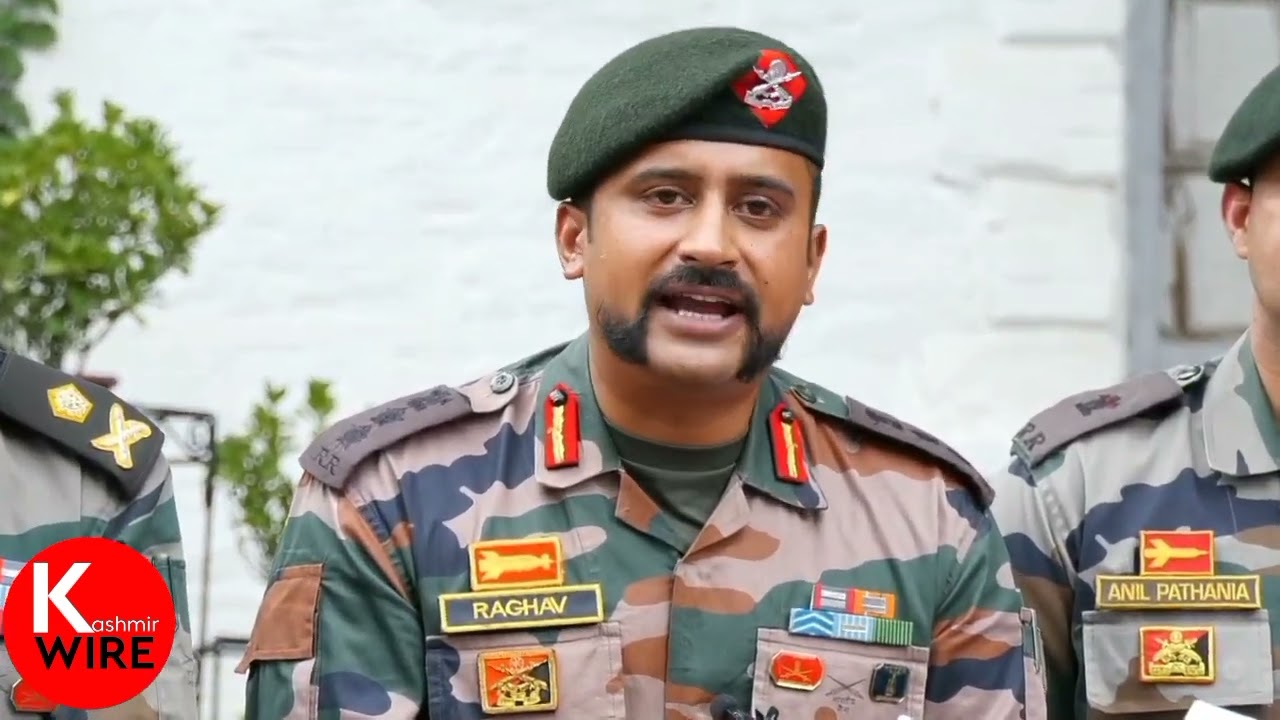 Major General Ajay Chandpuria, GOC Dagger Division held a press conference