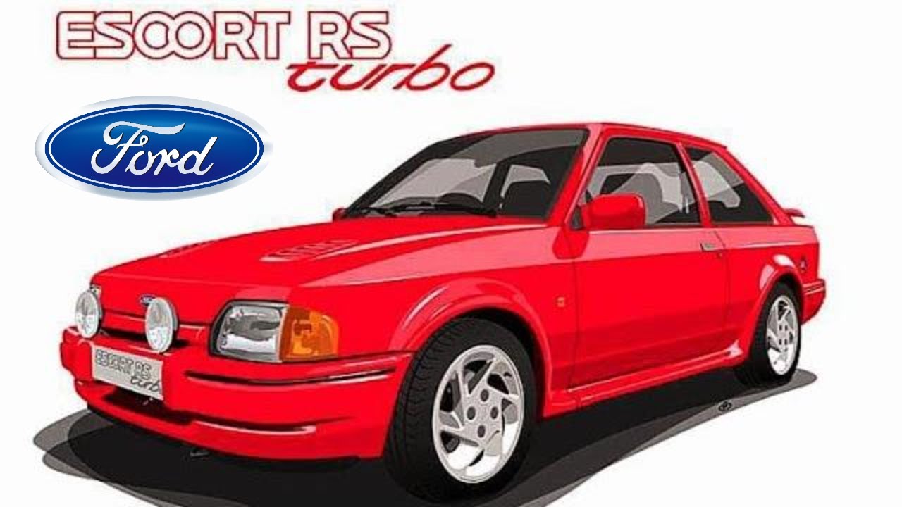 Ford Escort RS Turbo Mk2 Full show room Advert 1986 Ford Memorabilia