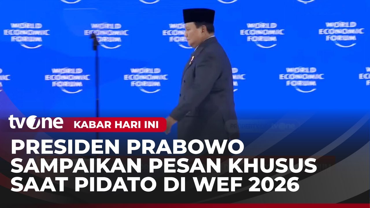 Momen Presiden Prabowo Pidato di WEF dan Ingatkan Tantangan yang Dihadapi Dunia | Kabar Hari Ini