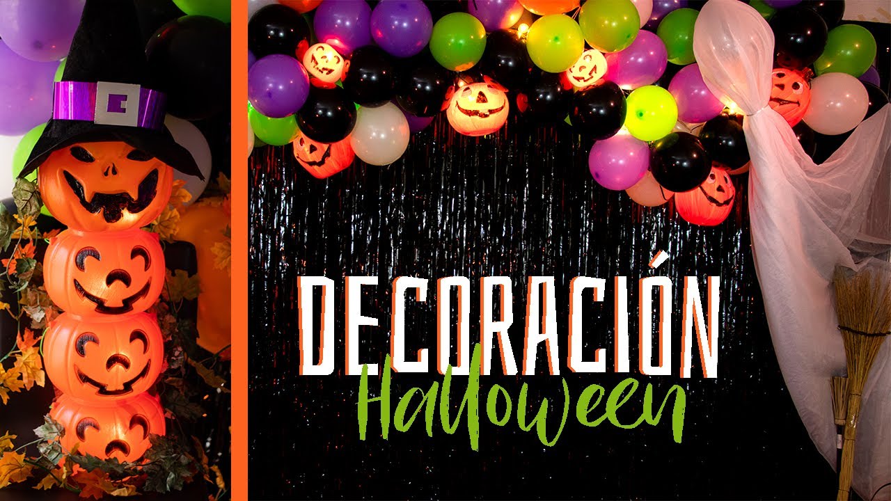 Decoración para tu fiesta de HALLOWEEN con calabazas🎃 DIY
