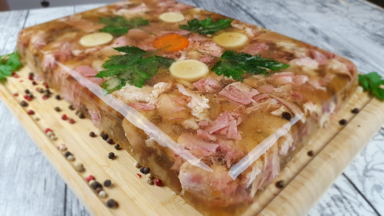 Кисель из свинины