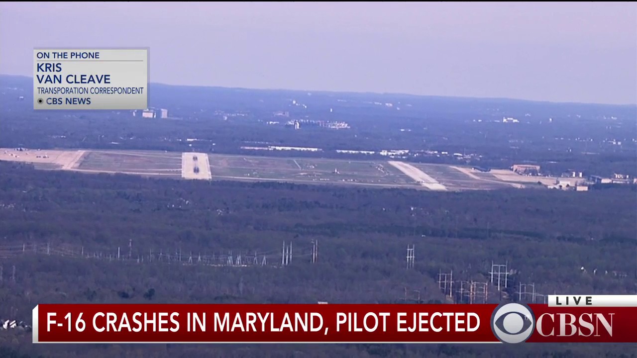 F-16 fighter jet crashes in Maryland near Joint Base Andrews