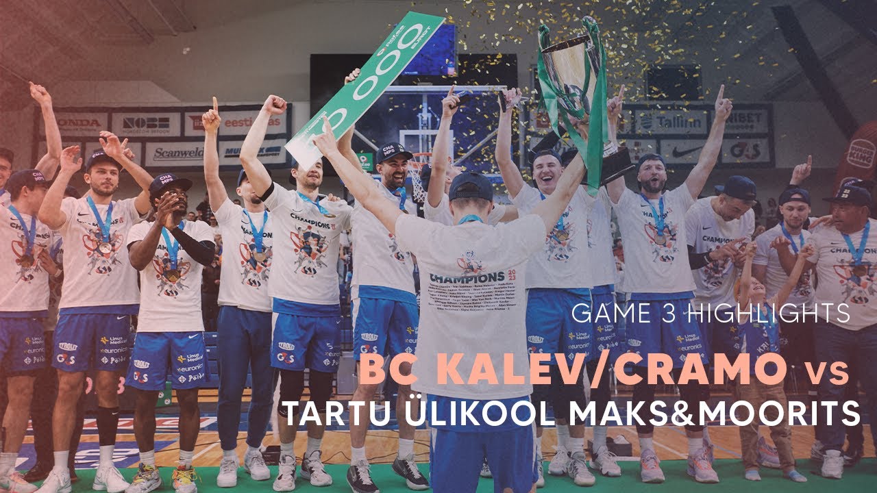 BC Kalev/Cramo vs Tartu Ülikool Maks&Moorits Game 3 Highlights | KML Playoffs