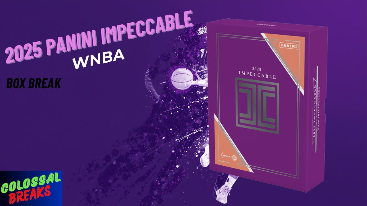 Распаковка коробки Panini Impeccable WNBA 2025 года #wnba #sportscards