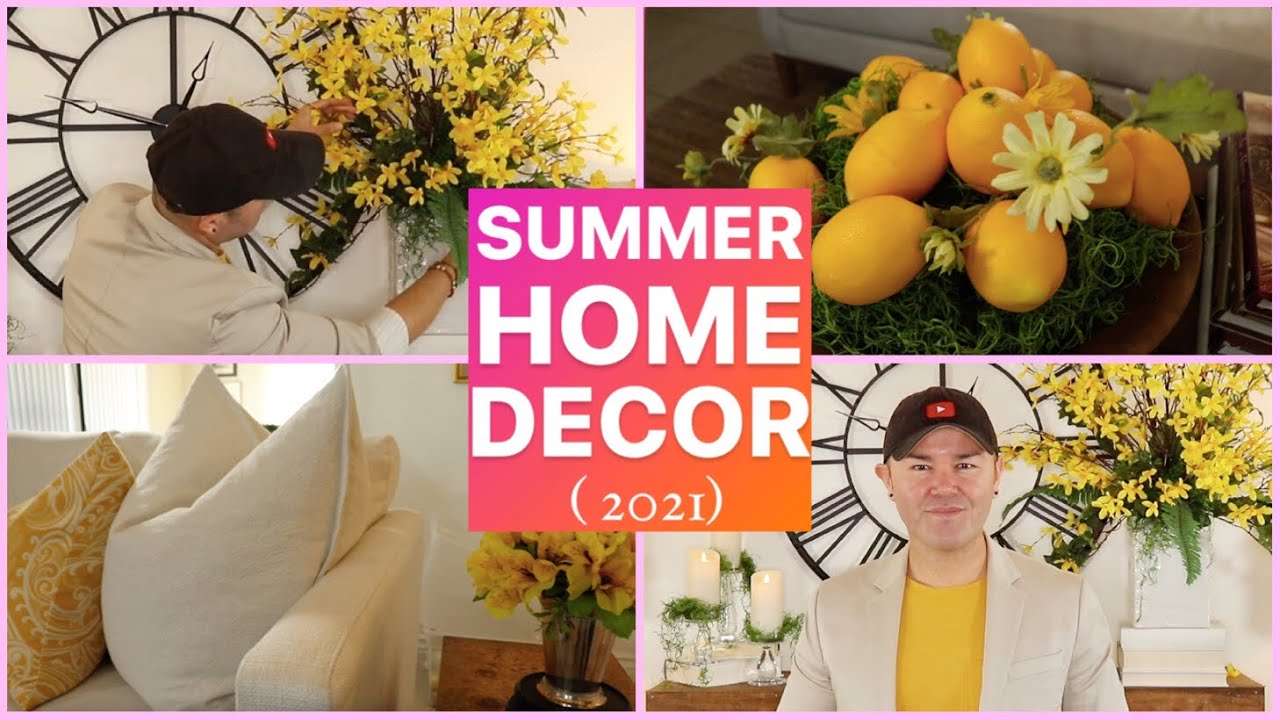 SUMMER LIVING ROOM MAKEOVER Decorate With Me / Interior Design