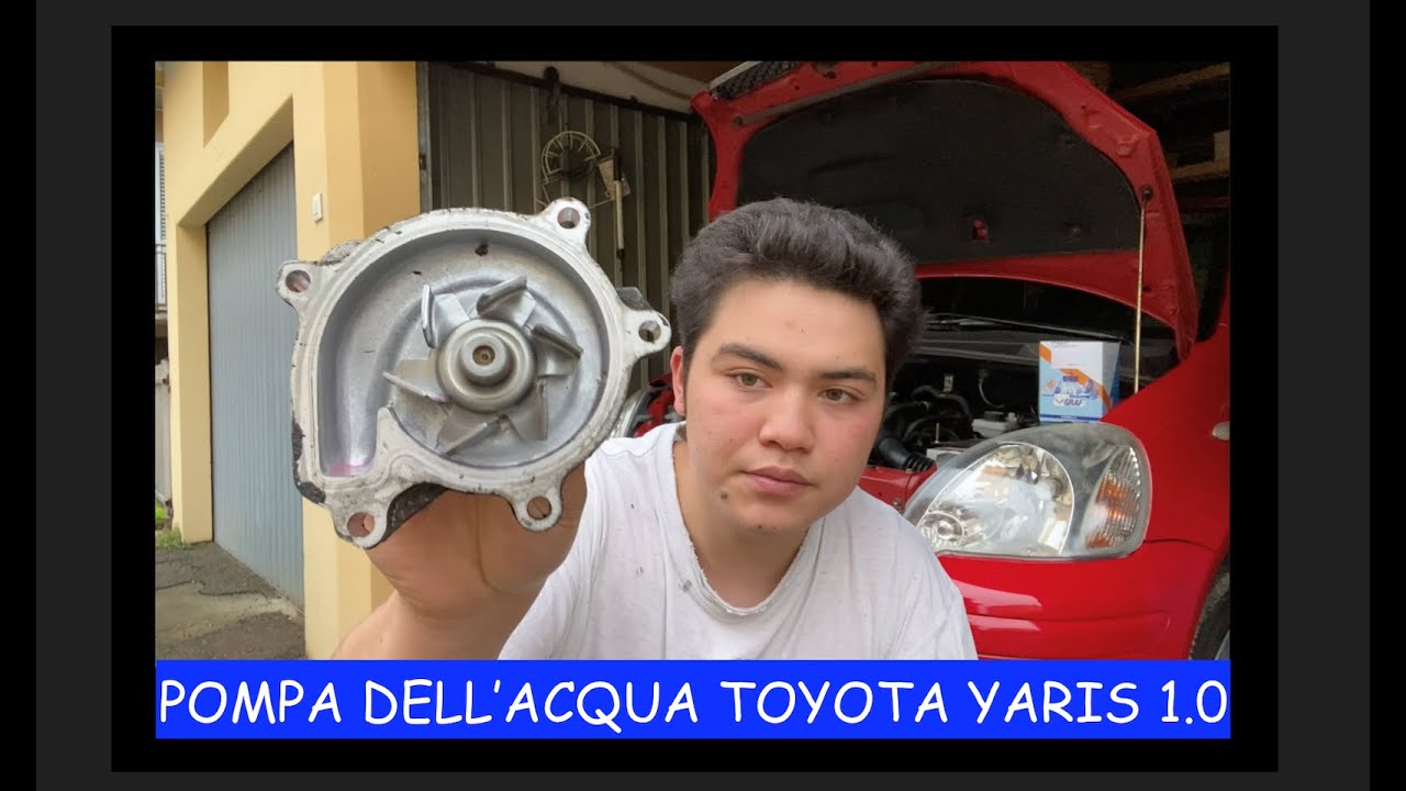 SOSTITUZIONE POMPA DELL' ACQUA - Toyota Yaris (1° serie) 1.0 VVTi - ITA