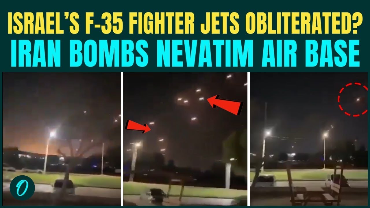 Iran BOMBS Israel’s Nevatim Air Base BREAKING: Cluster Bombs RAIN DOWN - F-35 Jets Destroyed?