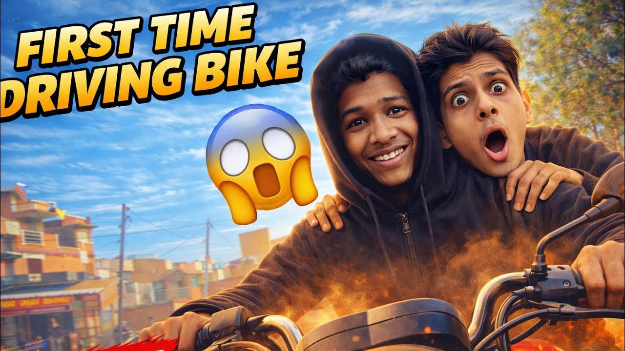 😱 Bike Pehli Baar Chalai Aur Ye Ho Gaya… 🔥🏍️ #vlogs #myfirstvlogs  