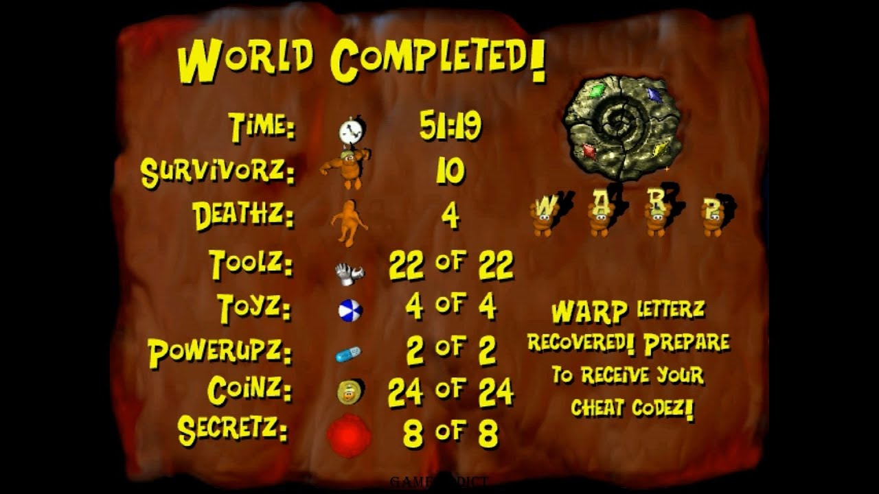 Gruntz | Questz | Trouble In The Tropicz | All Stages Perfect Score