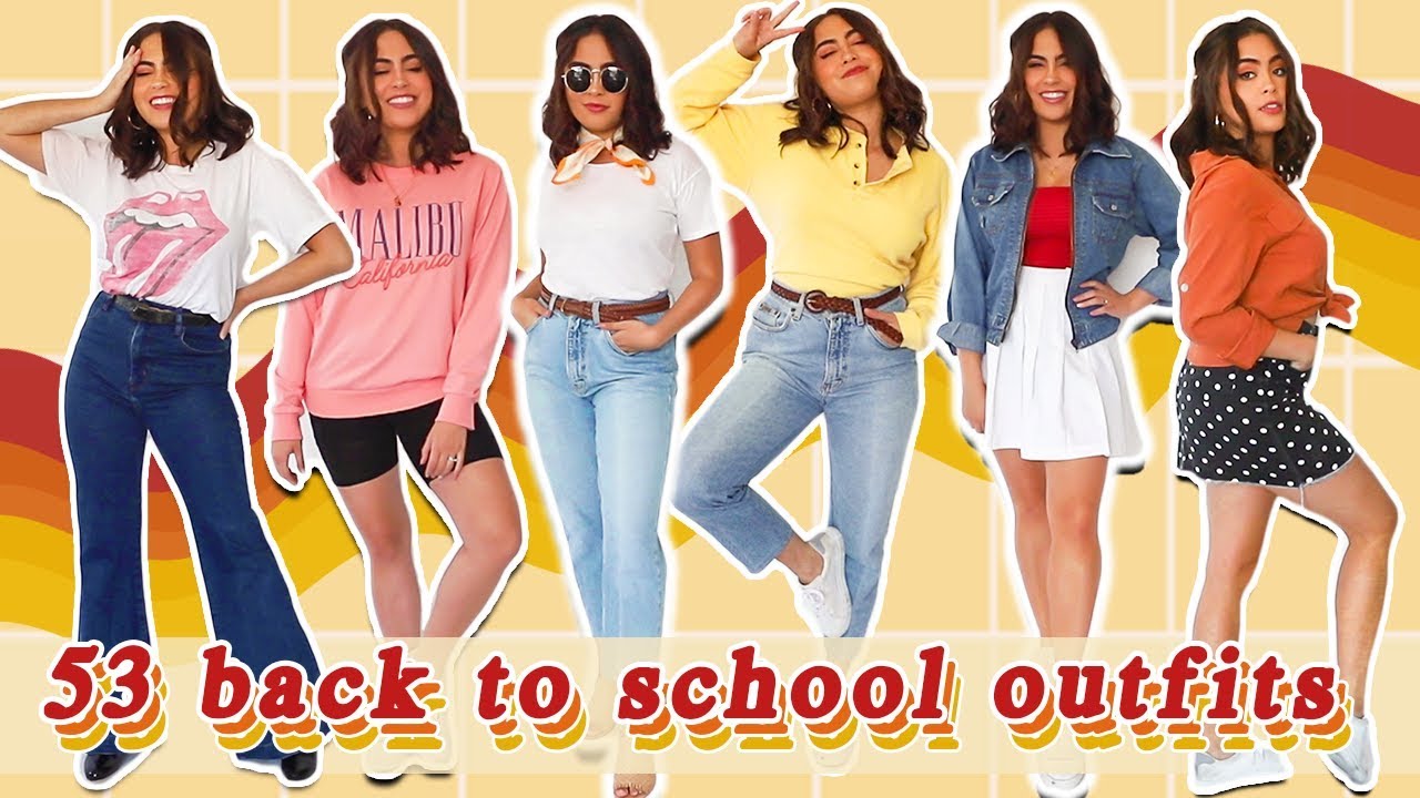 53 REALISTIC BACK TO SCHOOL OUTFIT IDEAS (COLLEGE + DRESS CODE APPROVED) ♡