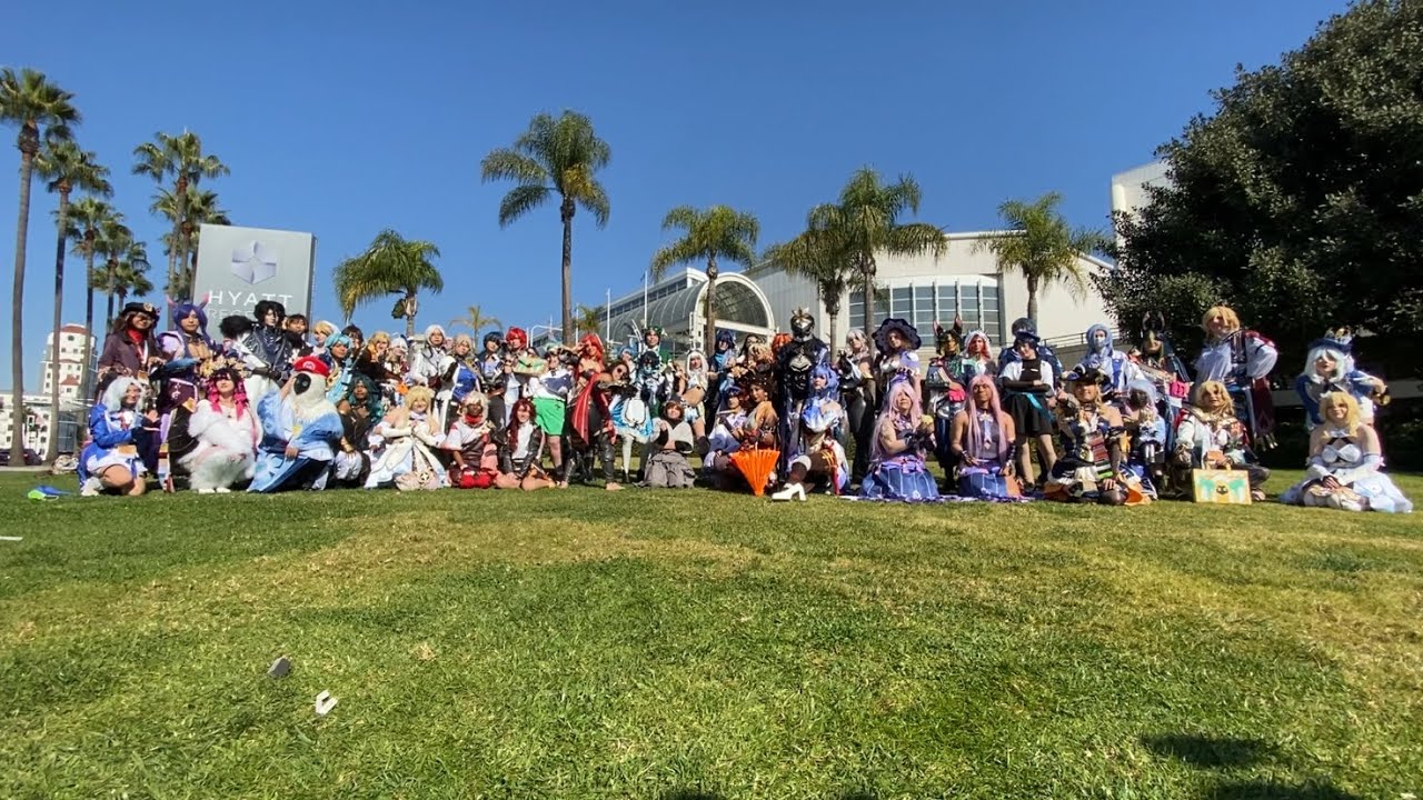 Genshin Impact Cosplay Gathering 2. Anime Los Angeles 2025 Day 3.