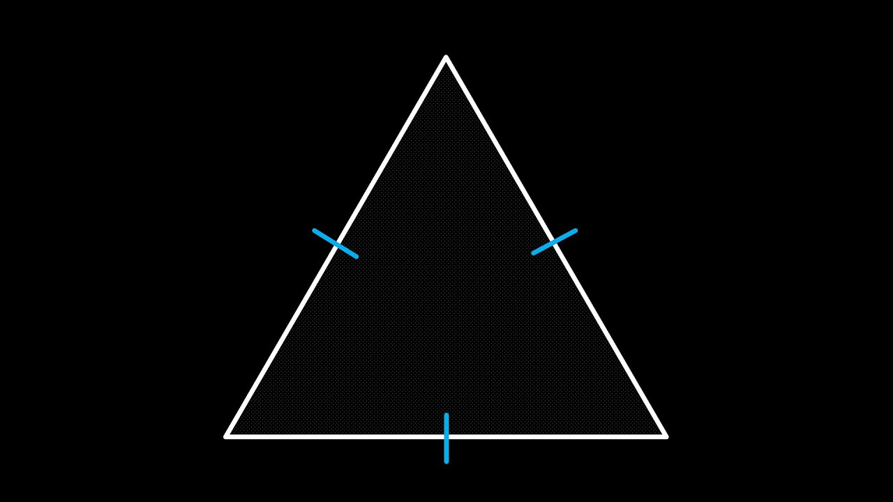 Comment retrouver la formule de la surface d'un triangle équilatéral ?