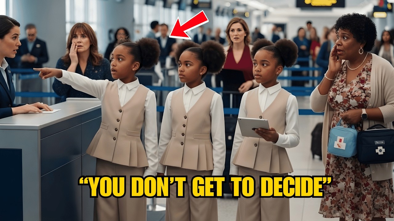 8-Year-Old Trillionaire Triplets Buy Entire Plane after Gate Agent Ignores Black Family’s Medical...