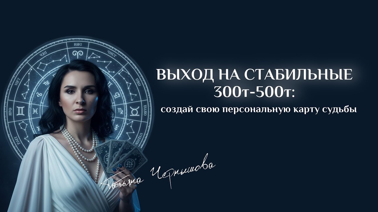 Как выйти на стабильные 300т-500т: Создай свою персональную карту Судьбы
