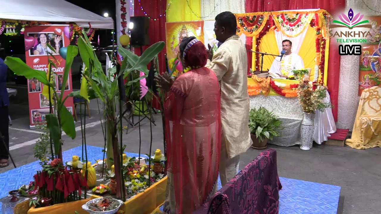 Parbatee Seecharan & Family 1st Night of 3 Nights Ramayan Yagna offi Pt Sunil Seetahal Maharaj