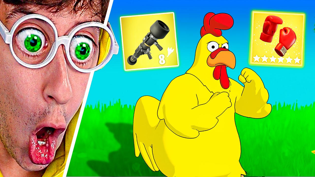Reto del Pollo Gigante 🐥🍳!! (99% imposible 😱) - Fortnite