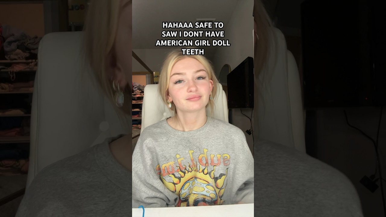 american girl doll teeth!