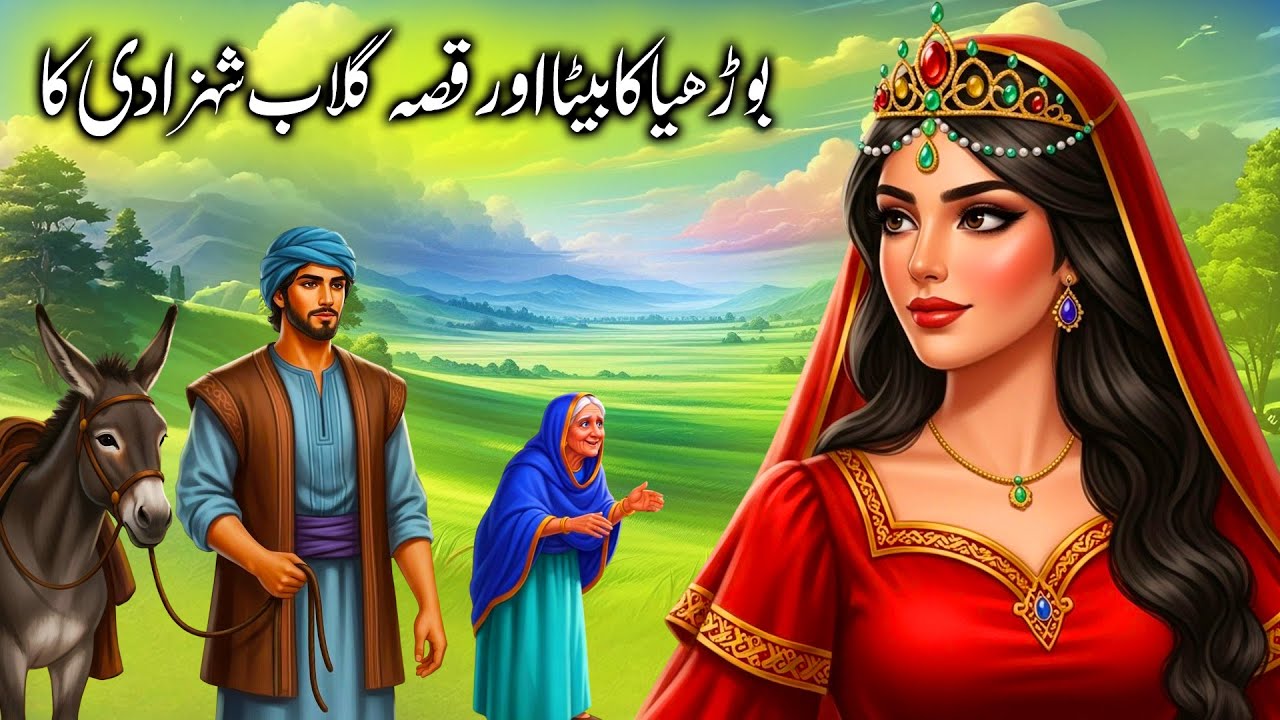 Burdiya ka Beta or gulab shehzadi | बूढ़े आदमी का बेटा और गुलाब राजकुमारी | kahani acchi acchi