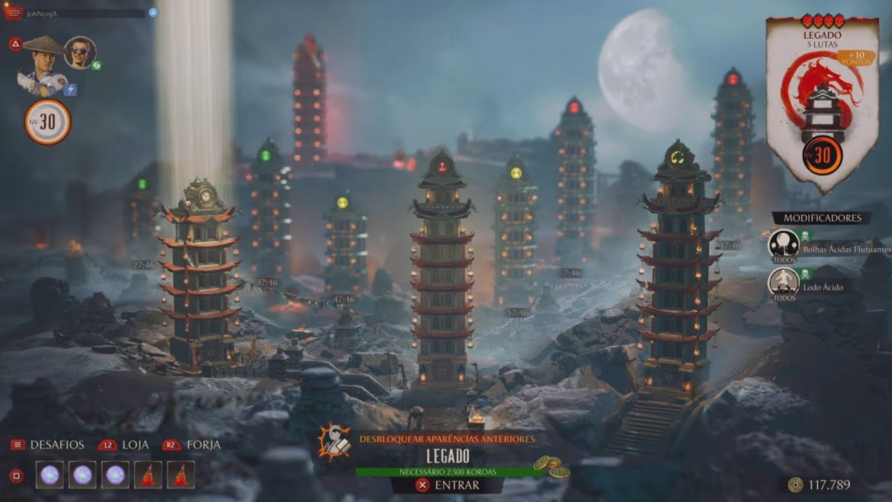 Torre legado #211 à #220 - Mortal Kombat 1