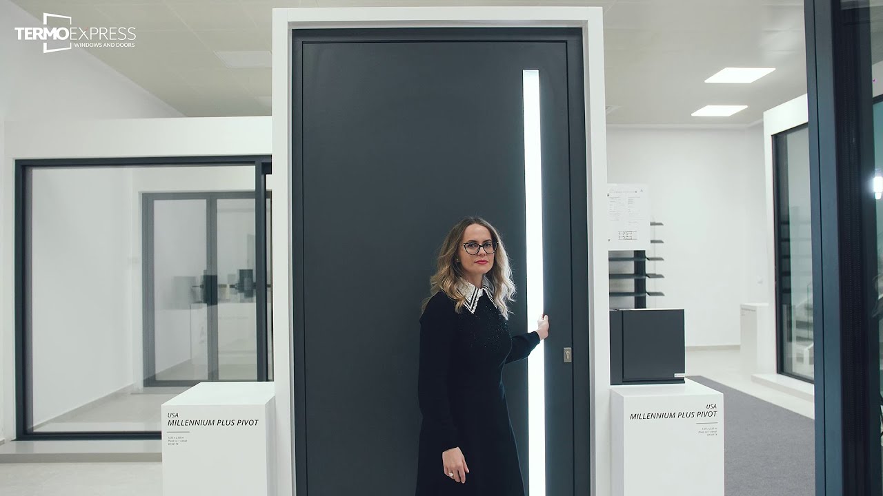 Pivot into the architecture of the future with Cortizo Millennium Plus Pivot Door and TermoExpress