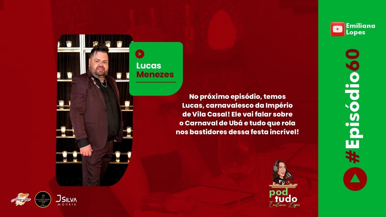 LUCAS DA IMPÉRIO DE VILA CASAL REVELA OS BASTIDORES DO CARNAVAL DE UBÁ NO PODTUDO! IMPERDÍVEL 2026!!