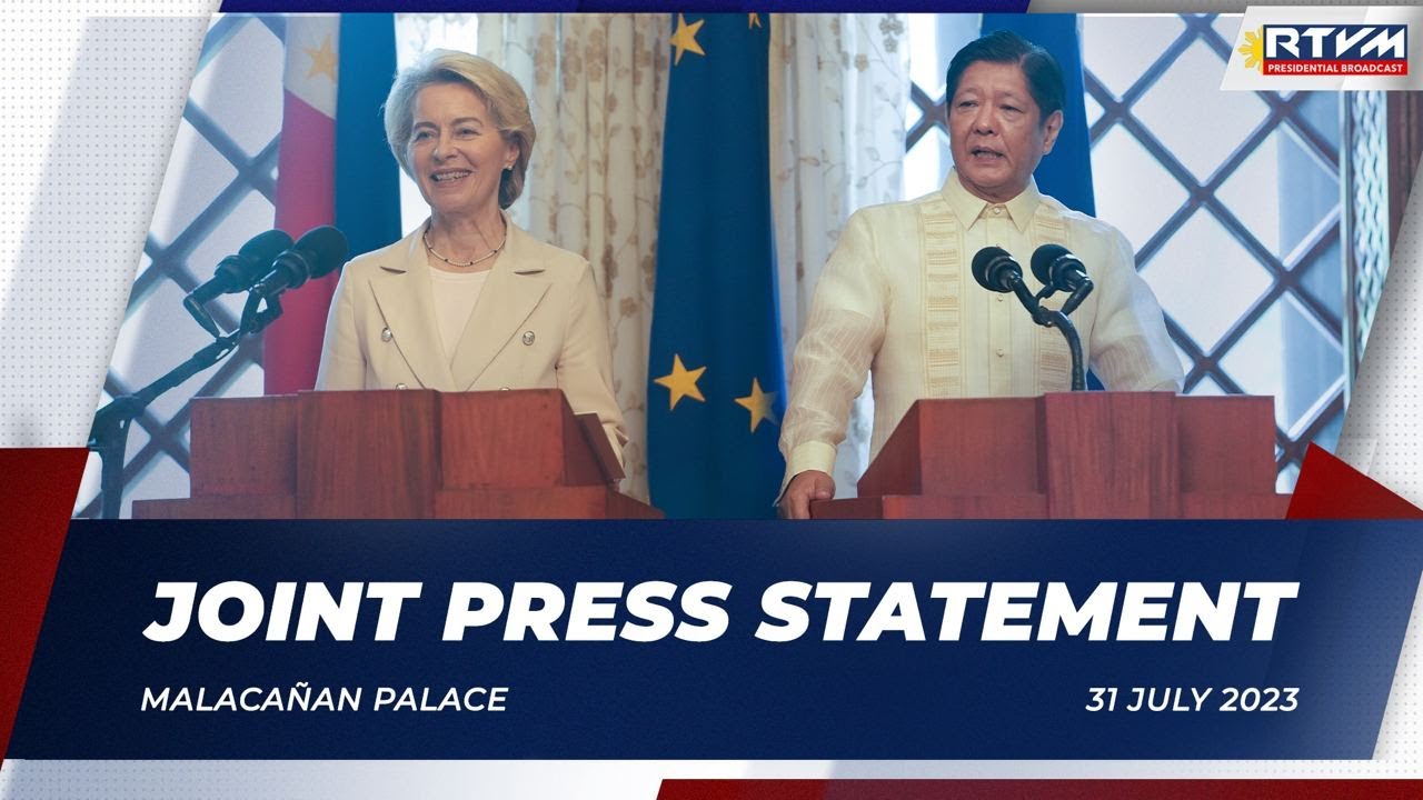 Joint Press Statement between the Philippines and European Commission 07/312023