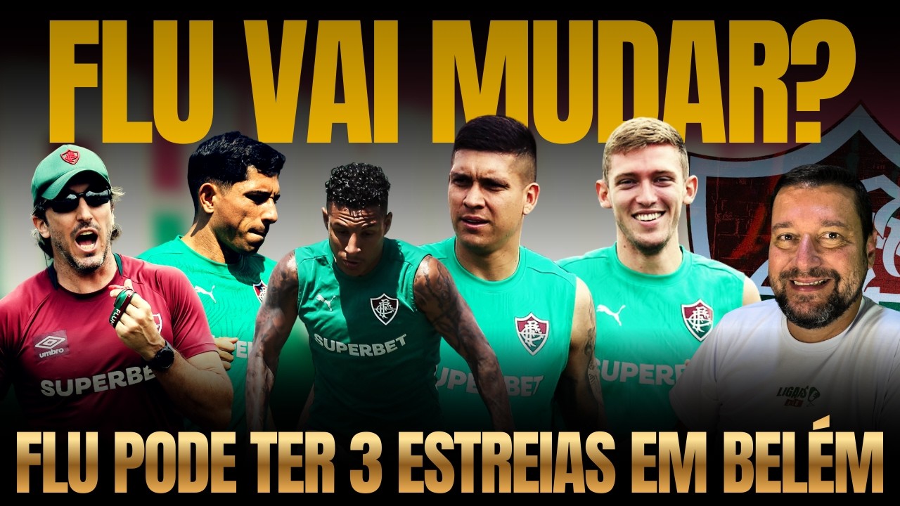 🚨ZUBELDIA PODE RODAR O TIME E PREPARA MUDANÇAS NO FLU. VAI TER ESTREIA? SAVARINO DISPUTA VAGA.