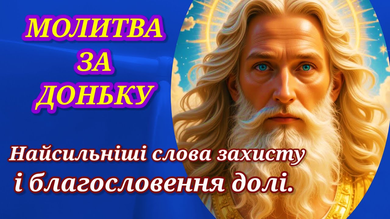 МОЛИТВА ЗА ДОНЬКУ. Найсильніші слова захисту і благословення долі.