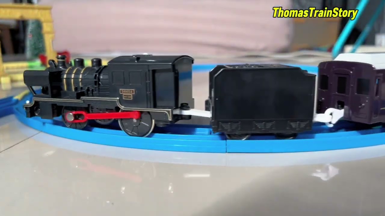 Test run Plarail SL Hitoyoshi 🚂 | Takara Tomy Steam Locomotive Toy