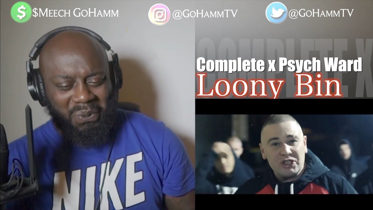American Reacts | COMPLETE -Loony Bin (Feat.THE PSYCH WARD) [GoHammTV]